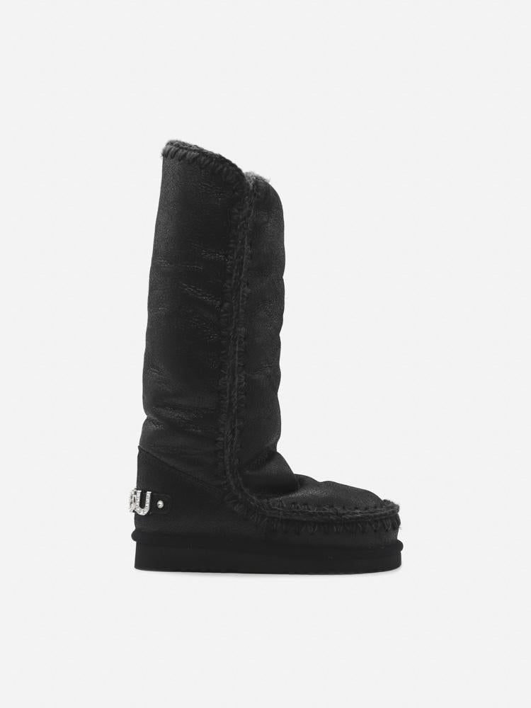 Stivali Eskimo 40 rhinestones logo MUFW101052B CBKG MOU 