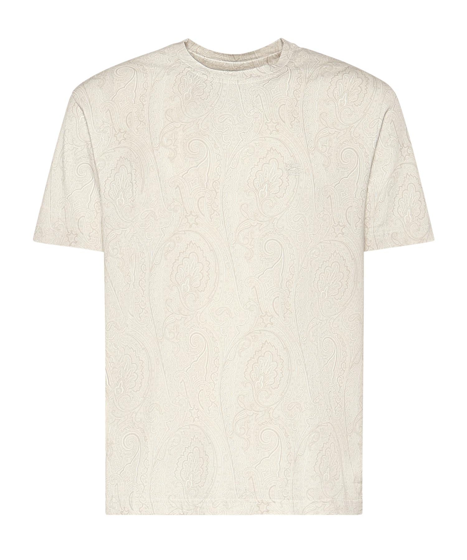 T-shirt in cotone con motivo Arnica MRMA0002 AKG31M0096 ETRO 