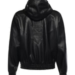 Giacca hoodie in similpelle S74AM1676 S60340900 DSQUARED2 