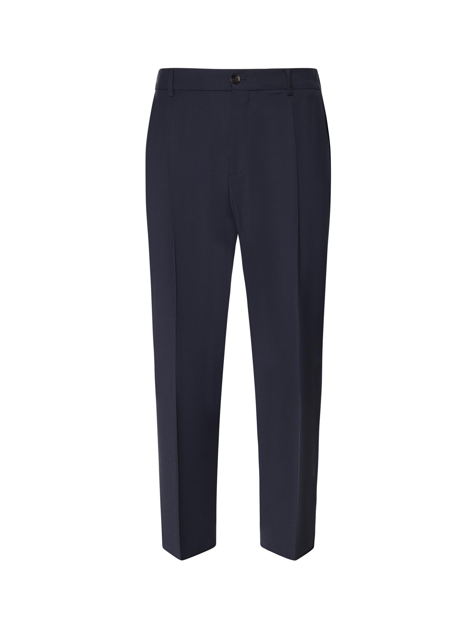 Pantalone New Ricardo in misto lana NEW RICCARDO TBCMBLU SCURO BE ABLE 