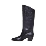 Stivali camperos Sienna SIENNA NAPPA LEATHERVEGGY BLACK MAISON SKORPIOS 