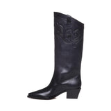Stivali camperos Sienna SIENNA NAPPA LEATHERVEGGY BLACK MAISON SKORPIOS 