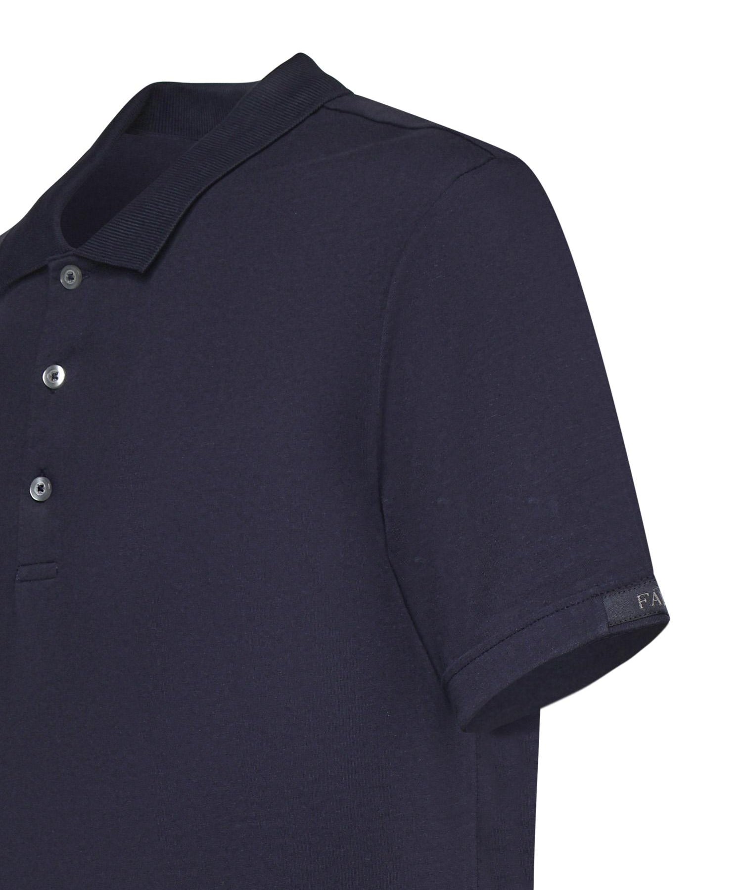 Polo in cotone con logo NPMB2521340UCX U806 FAY 