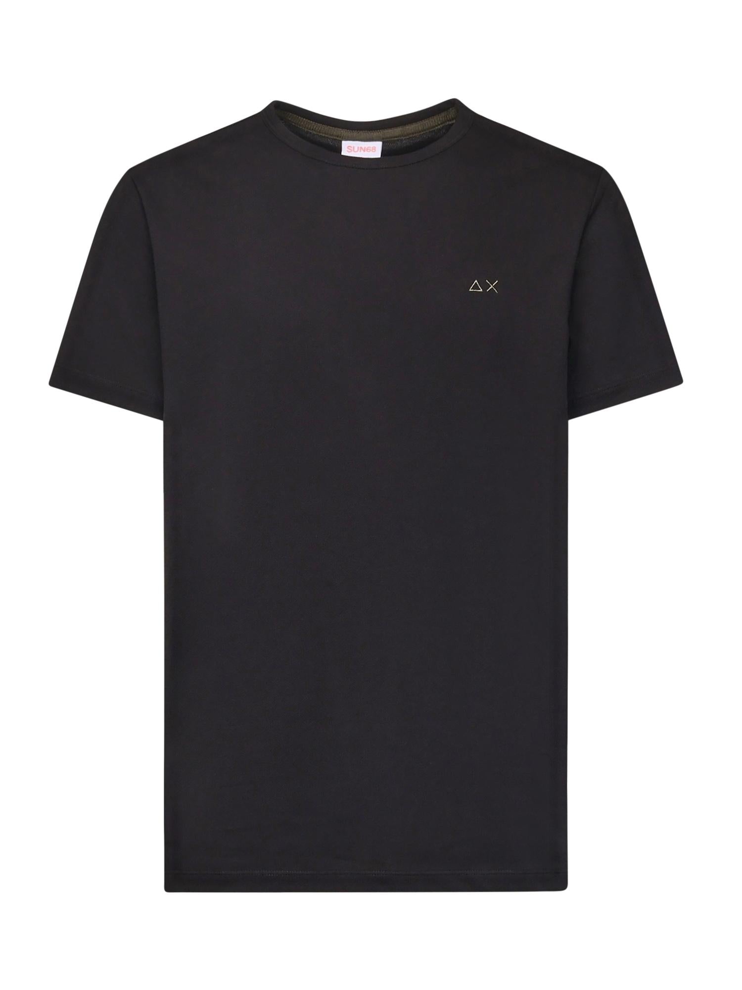 T-shirt in piquet di cotone T45120 11 SUN 68 