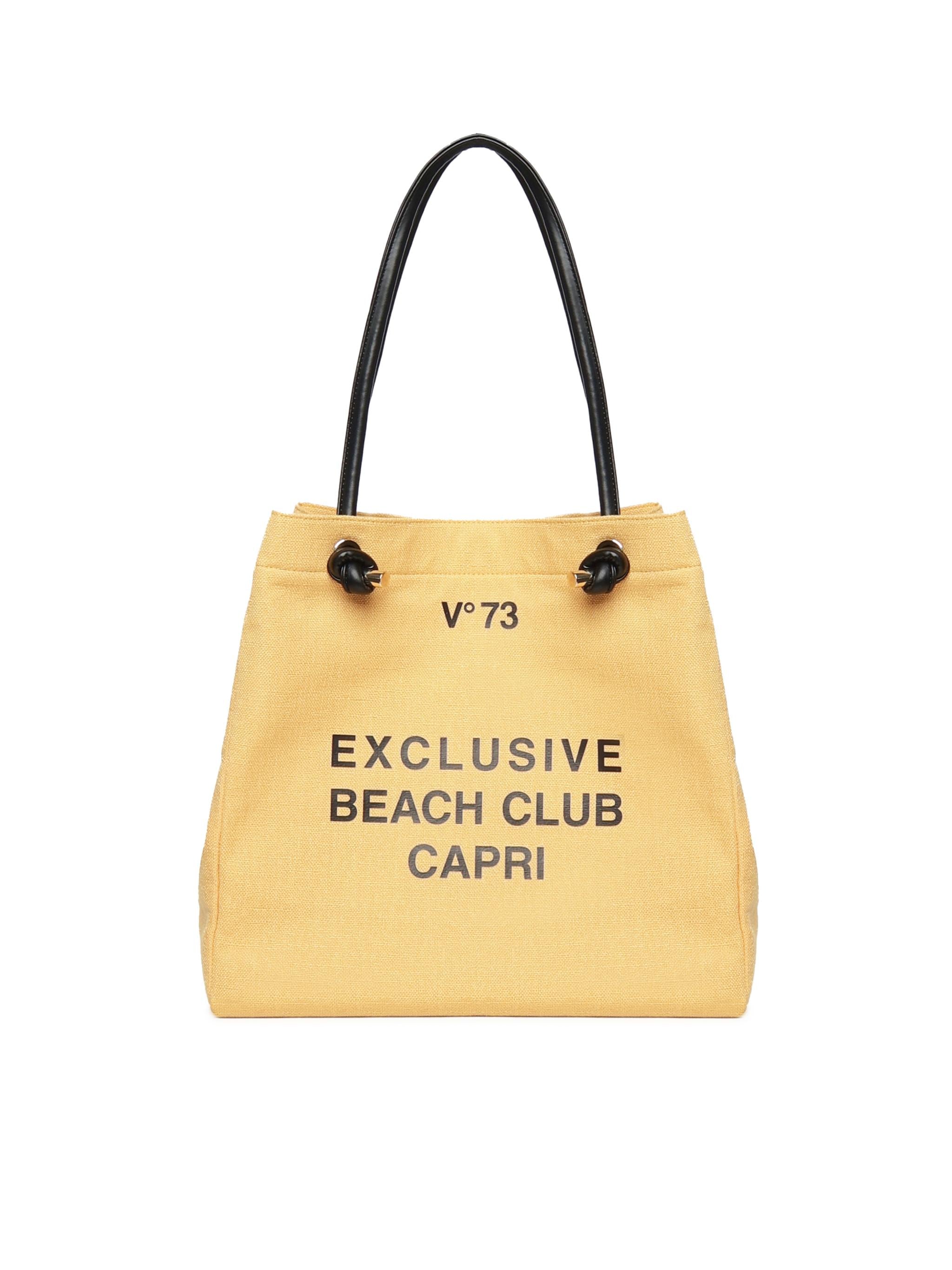 Borsa shooping Beach Club 73BS92701 BEACH CLUBGIALLO/NERO V° 73 