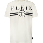 T-shirt con stampa logo FAECMTK8458 PJY002N01OF PHILIPP PLEIN 