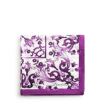 Foulard in twill di seta con stampa maiolica FN092R GDAOYHP3ON DOLCE & GABBANA 