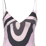 Abito in seta con stampa Iride 5URI26 5U753010 PUCCI 