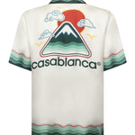 Camicia in seta Montagne Ondulee MPF25SH003 05 CASABLANCA 