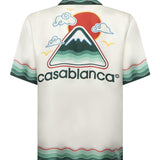Camicia in seta Montagne Ondulee MPF25SH003 05 CASABLANCA 