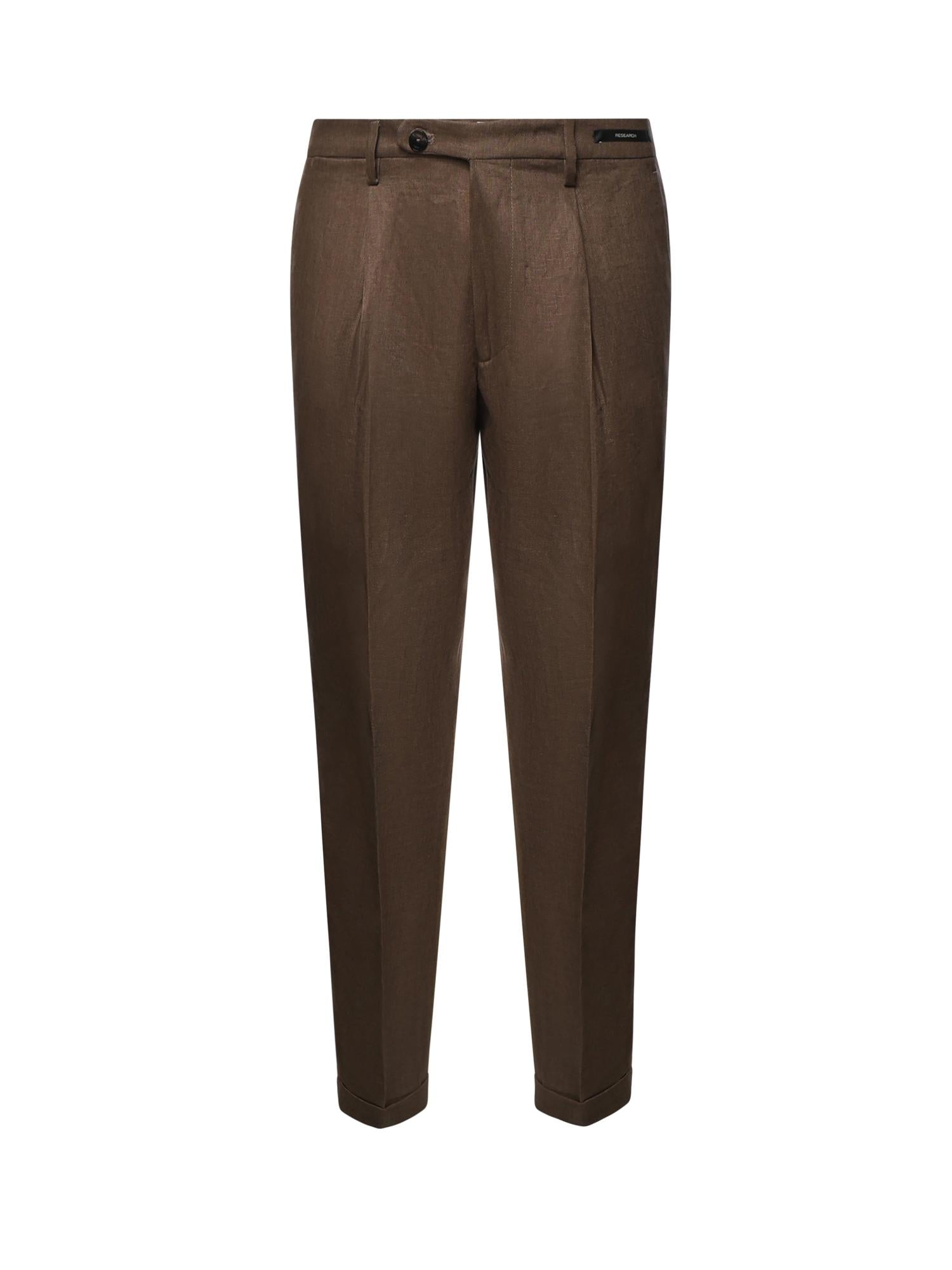 Pantalone Tk America in lino MCFRK3259S26 194 MICHAEL COAL 