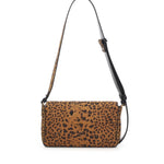 Borsa a spalla "Love One Slouchy" in suede leopardato 106244 A32AM35Q PINKO 