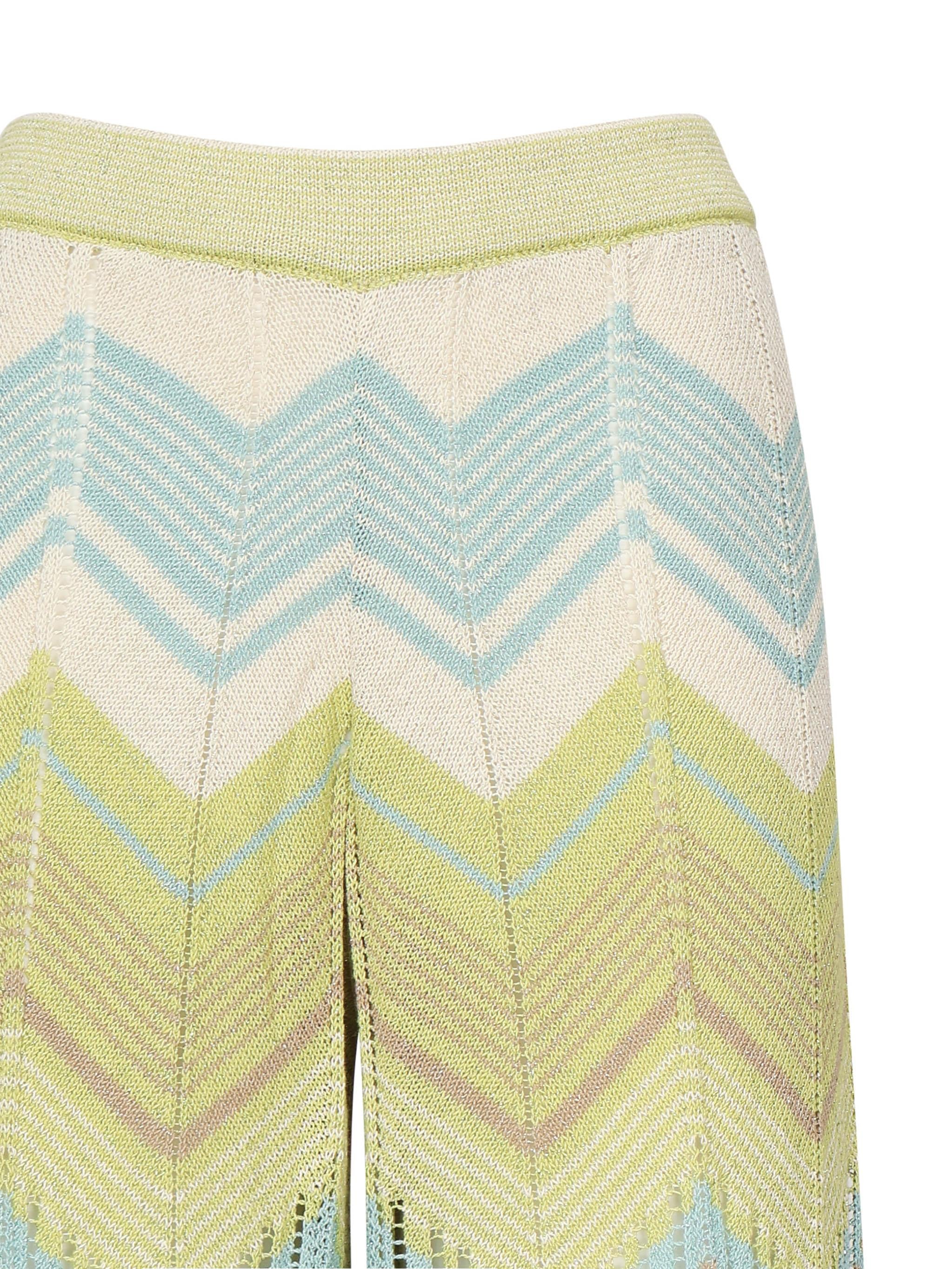 Pantalone in maglia traforata<BR/> PTKD09054  INSPIRED BY AKEP 