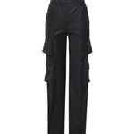 Pantaloni Batik AUW4CARGOP BLACK ALBERTO AUDENINO 