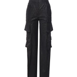 Pantaloni Batik AUW4CARGOP BLACK ALBERTO AUDENINO 