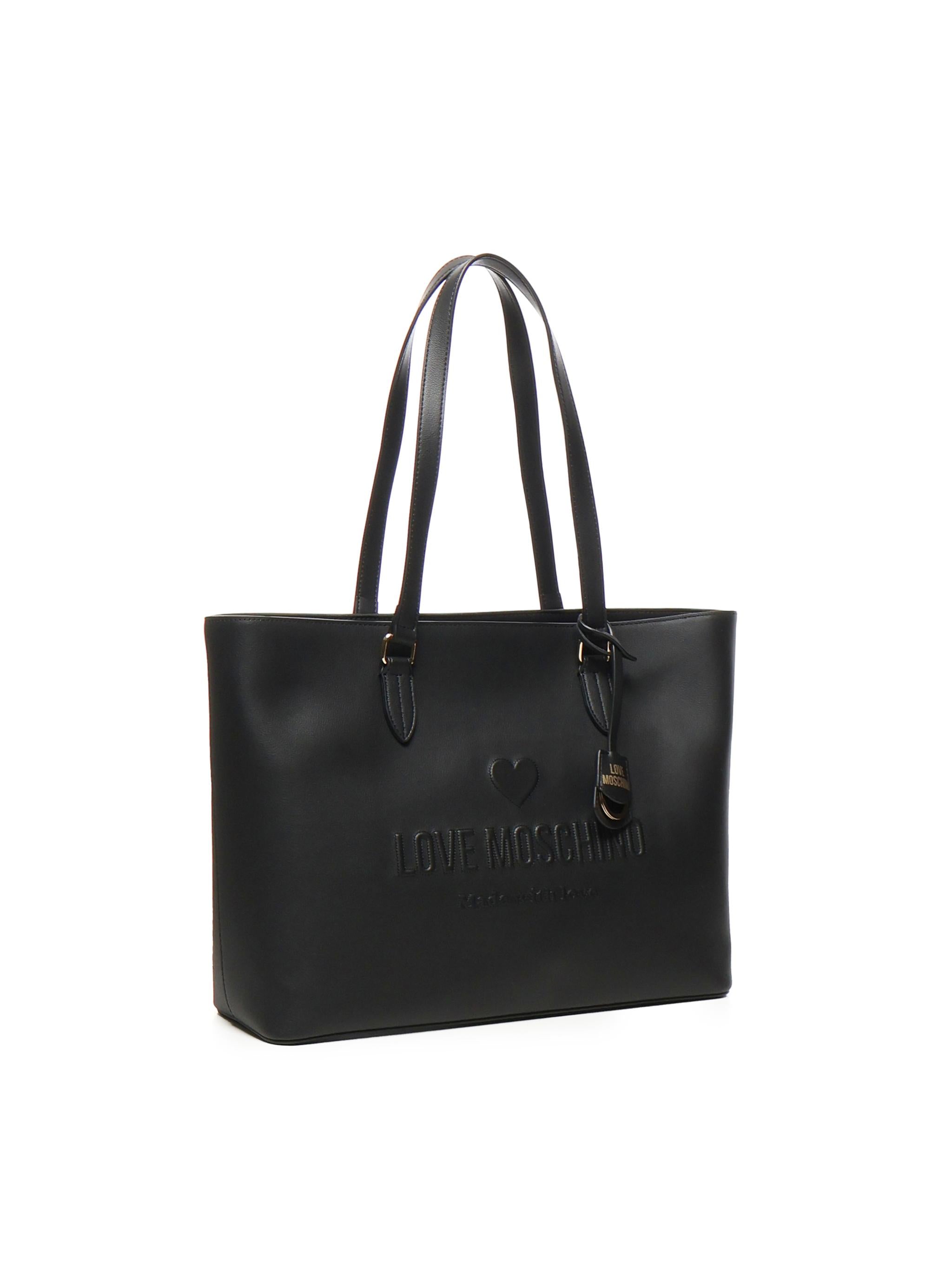 Borsa Tote Love embossed JC4114PP1ML10 00A LOVE MOSCHINO 