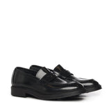 Mocassini Fred in pelle abrasivato<BR/> FRED ABRASIVATONERO GIULIANO GALIANO 