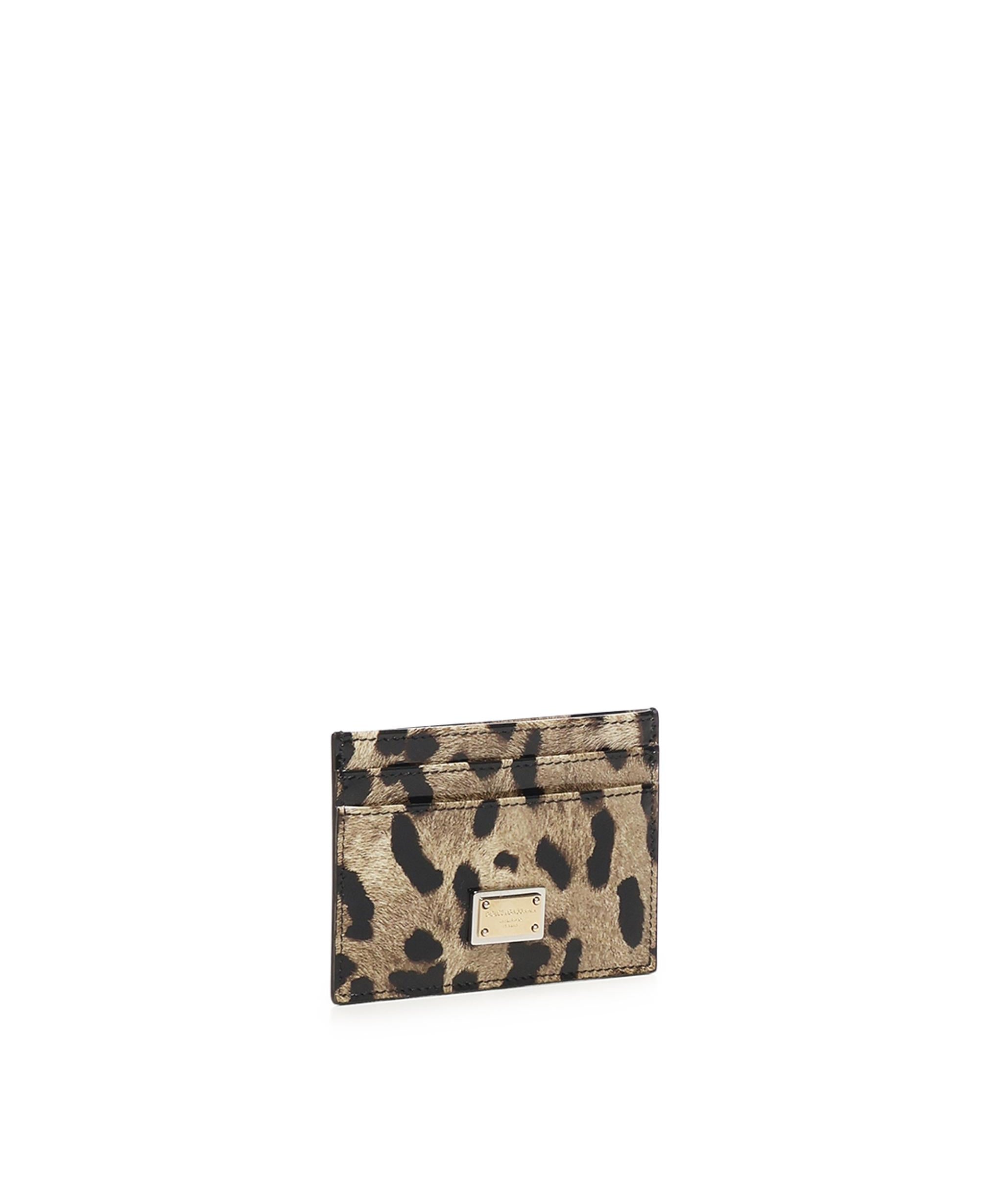 Portacarte stampa leo BI0330 AM568HA93M DOLCE & GABBANA 
