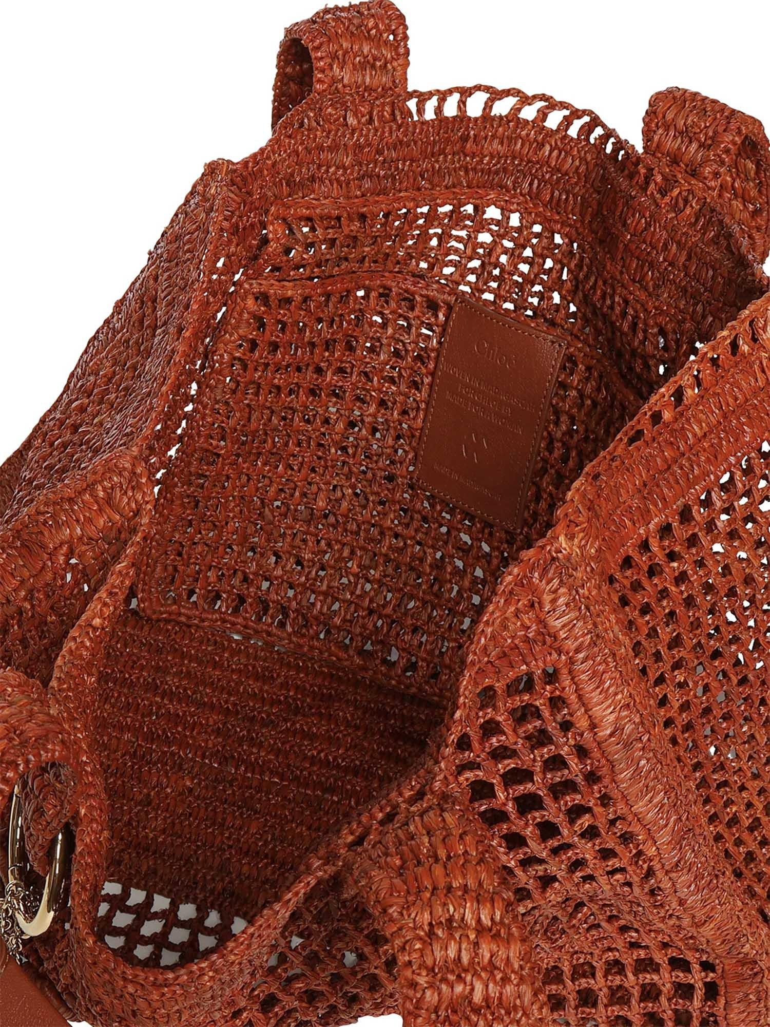 Shopping East-West Summer Banana in rafia<BR/> CH26US904P08 26M CHLOÉ 