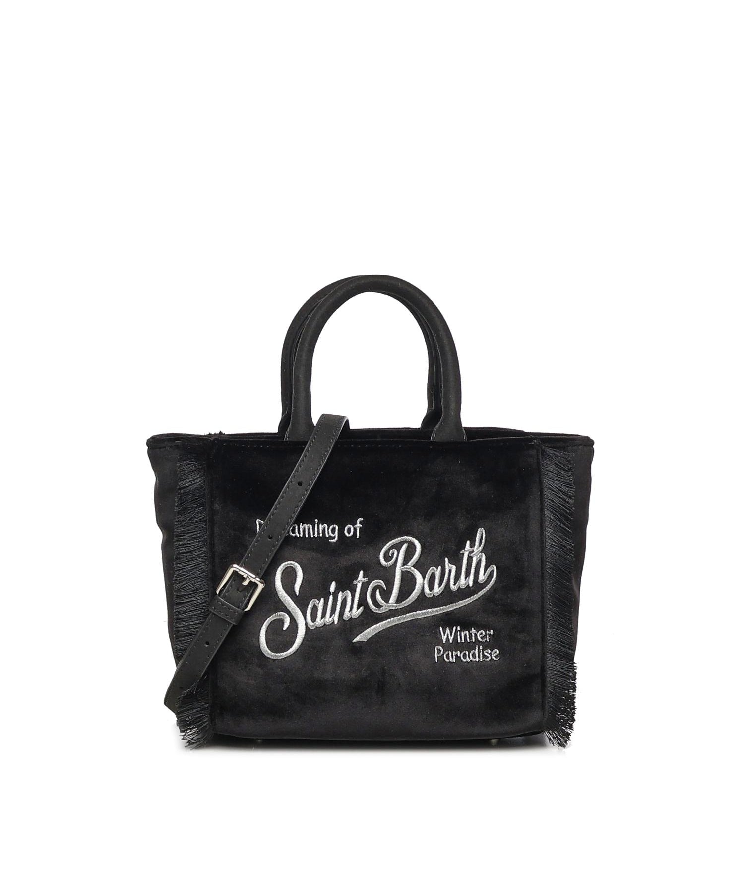 Mini bag Vanity velvet con logo VAMI027 00207I MC2 SAINT BARTH 