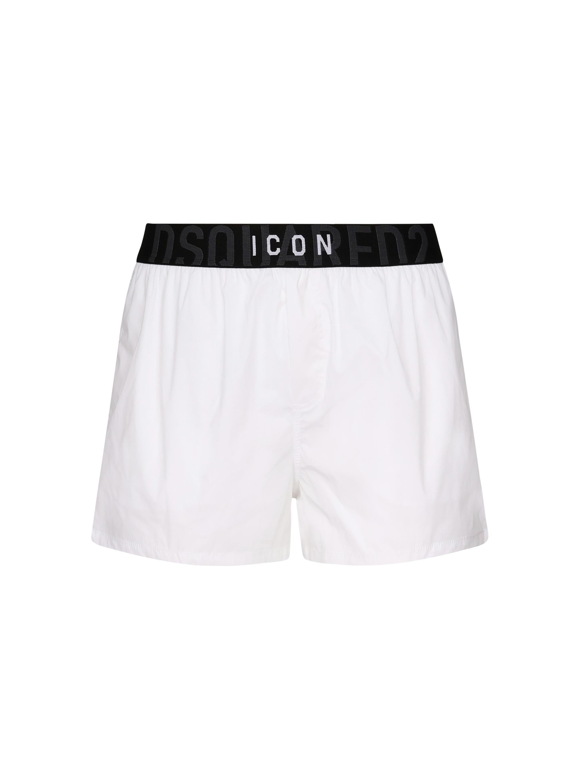 Boxer midi con logo D7B646260 100 DSQUARED2 