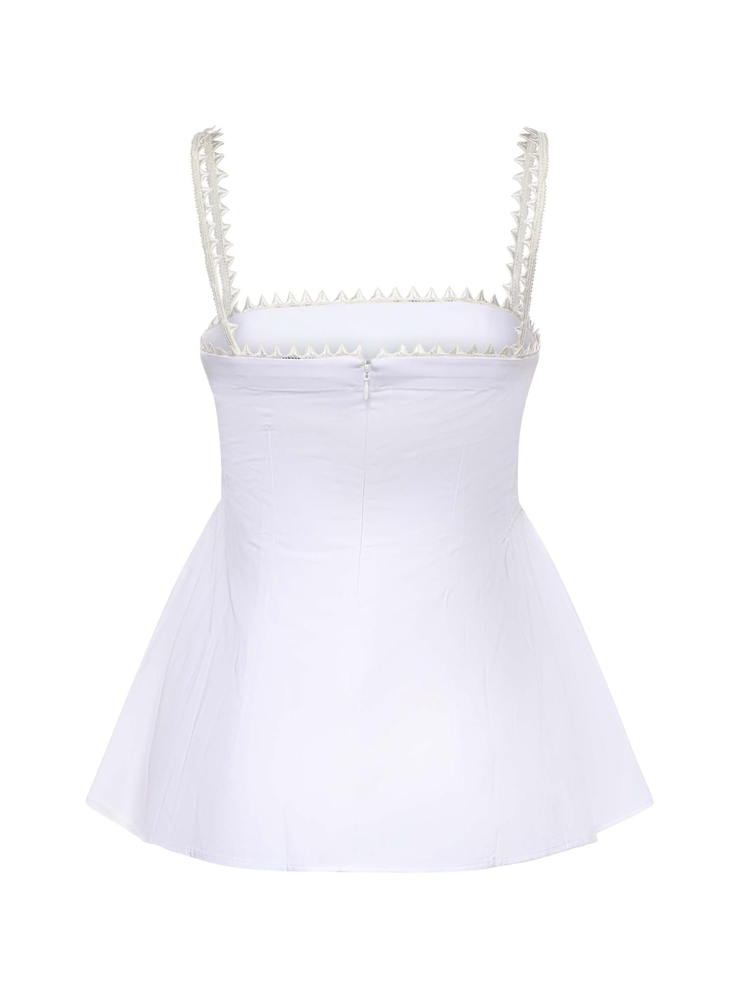 Top Traversin in popeline di cotone TOW00887AW00648 100 JACQUEMUS 
