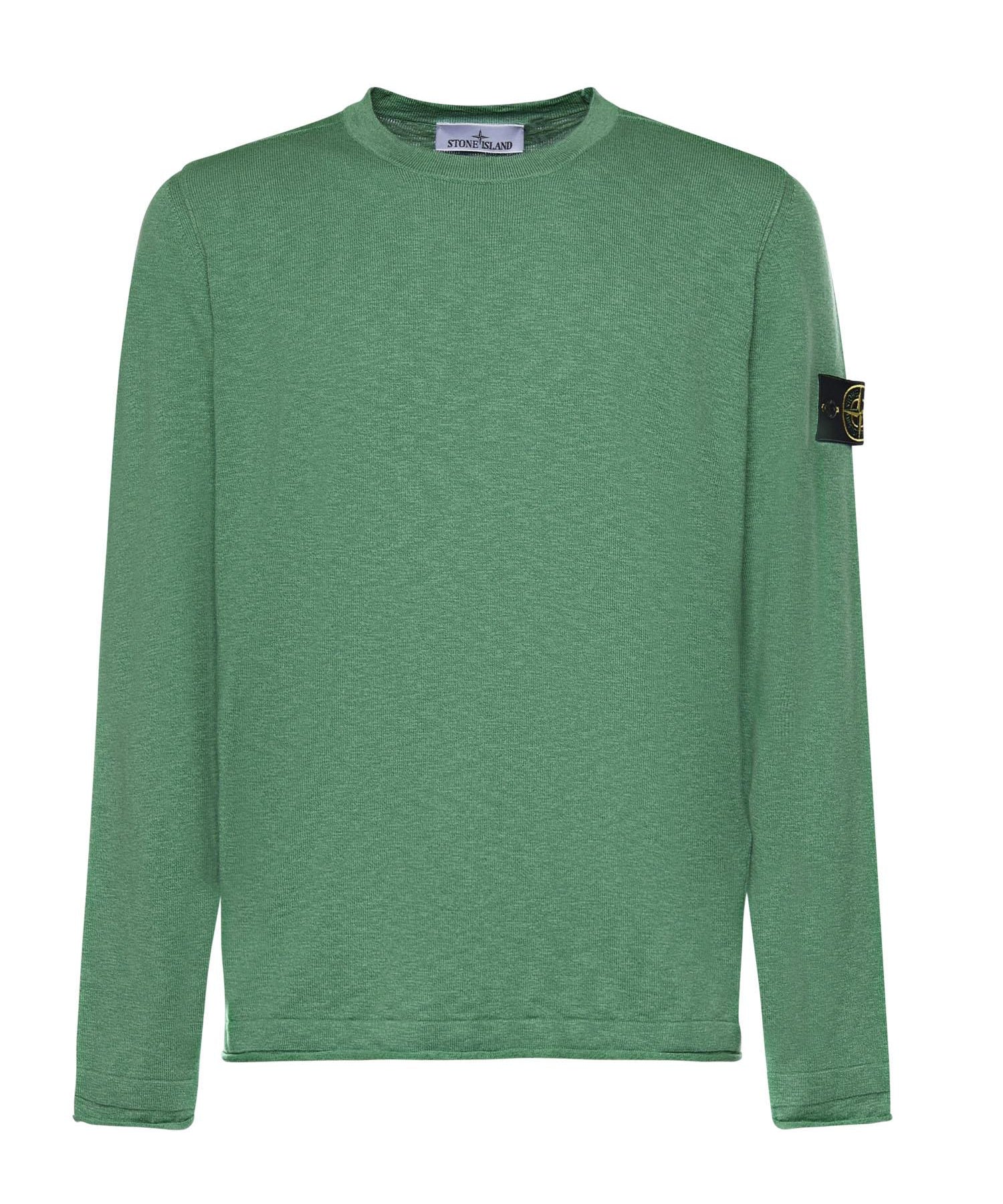 Maglione in cotone e nylon con logo L1S155100052 S00B0V005H STONE ISLAND 