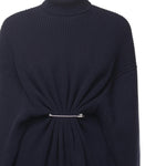 Mini abito Pinched in maglia di lana e cotone 850028 T17594140 BALENCIAGA 