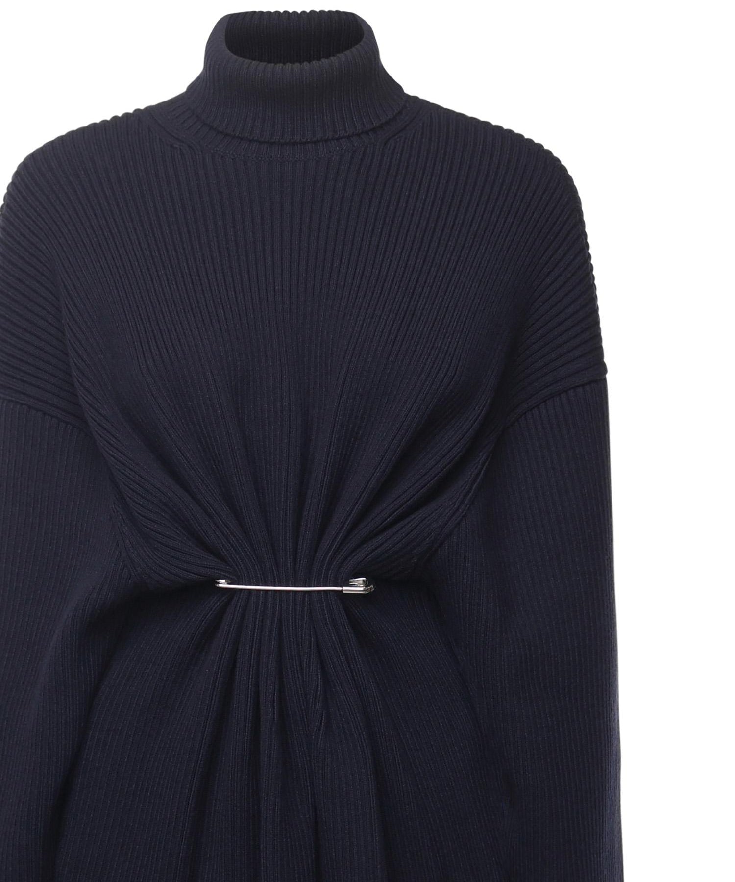 Mini abito Pinched in maglia di lana e cotone 850028 T17594140 BALENCIAGA 