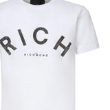 T-shirt con logo<BR/> RMP25478TS  JOHN RICHMOND 