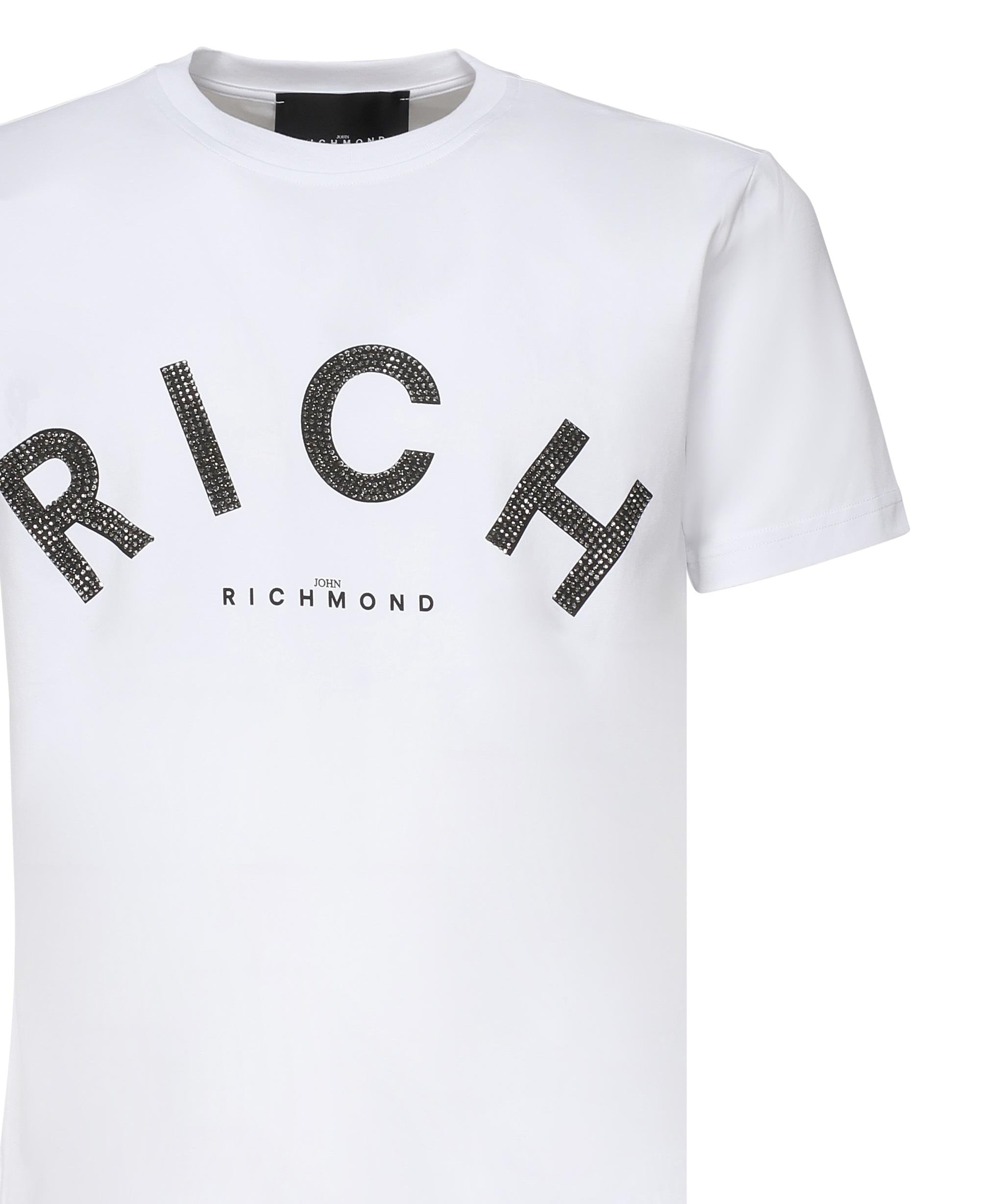T-shirt con logo<BR/> RMP25478TS  JOHN RICHMOND 