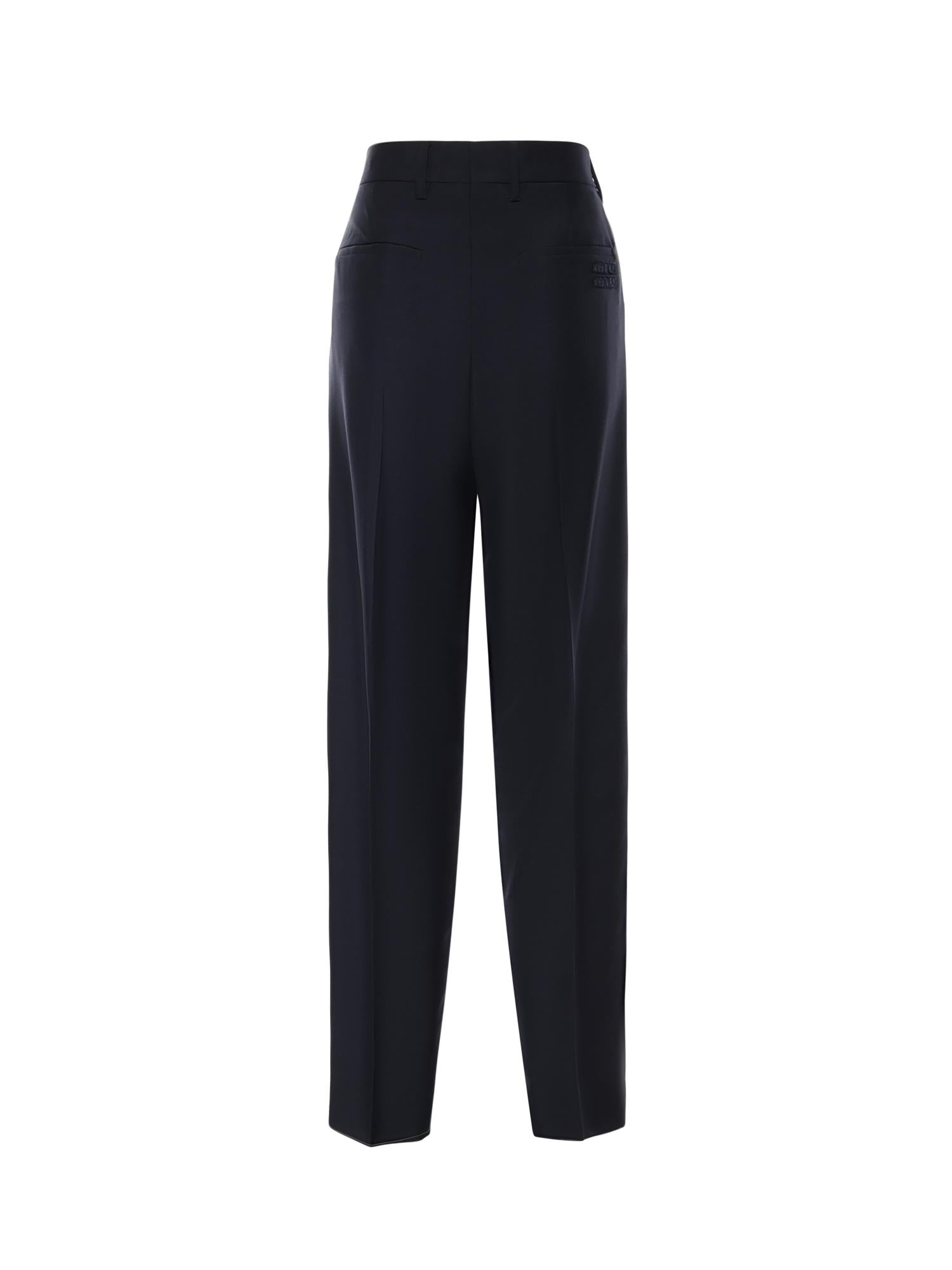 Pantaloni in kid mohair MP1990 12I1F0124 MIU MIU 