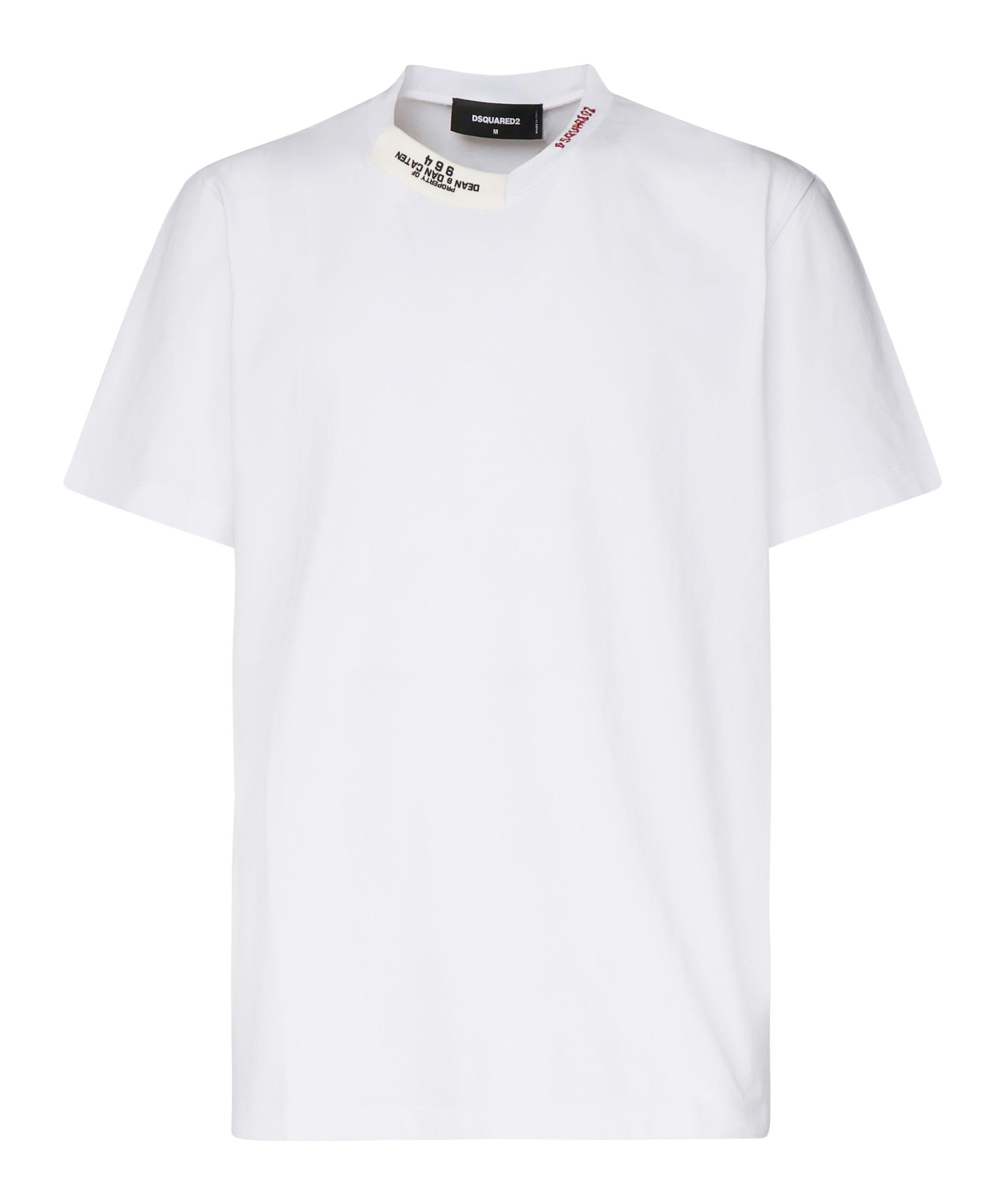 T-shirt regular fit con logo ricamato S74GD1417 D20020100 DSQUARED2 