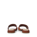 Sandali flat Kayla con cristalli 73SC9YM01RIC KAYLA FLATCIOCCOLATO V° 73 