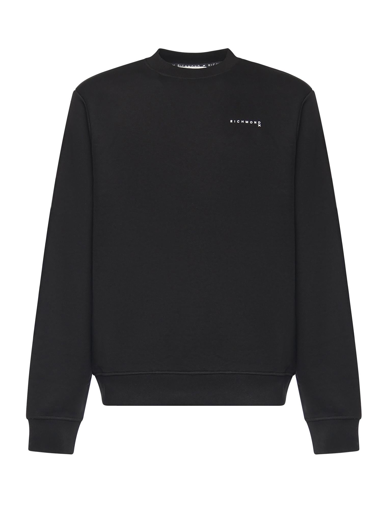 Felpa con logo UMA25009FE BLACK RICHMOND X 