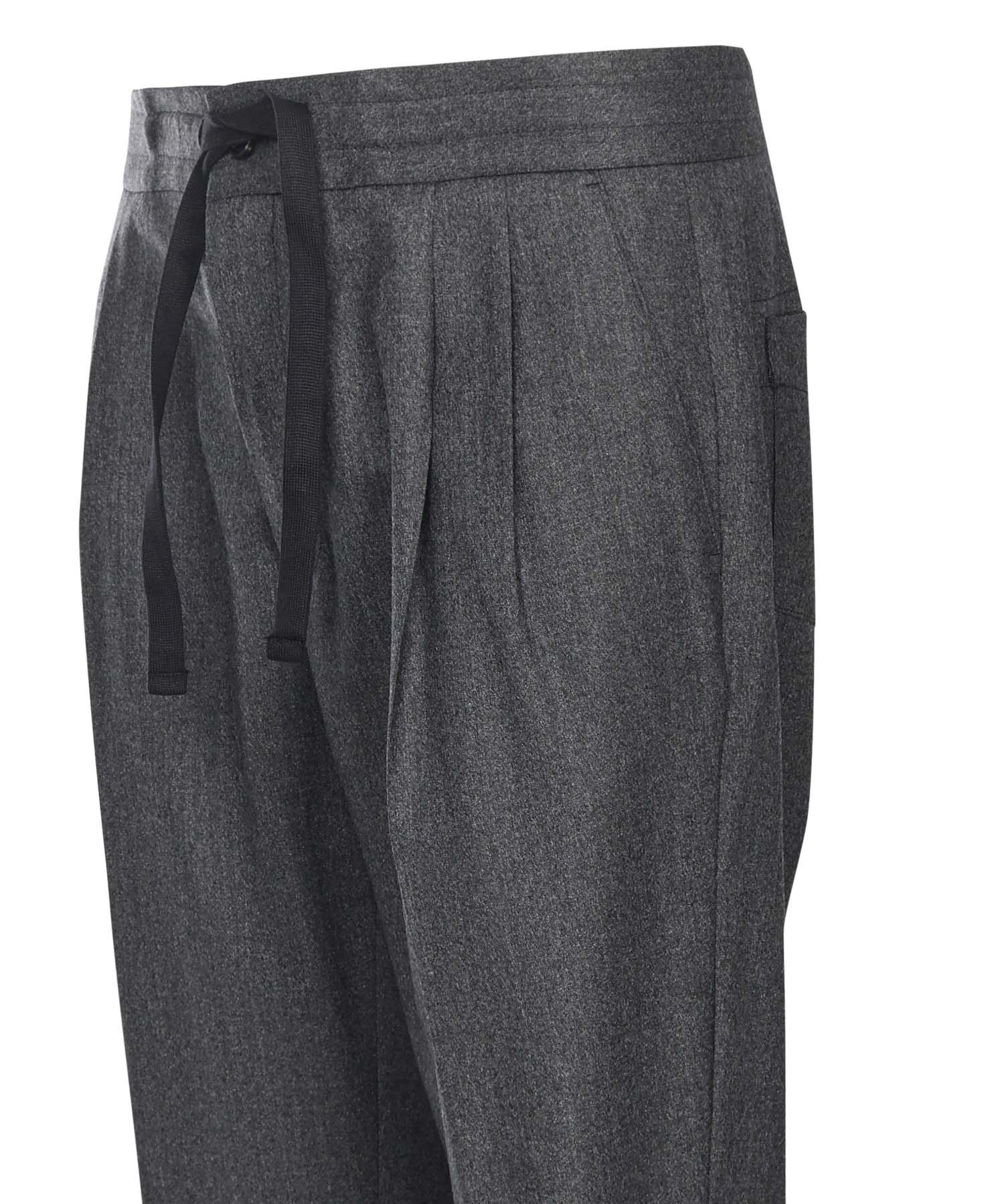 Pantaloni in stuoia di lana mélange GP12PT FURNCN0141 DOLCE & GABBANA 
