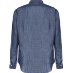 Camicia in lyocell e lino M75CAMK08TES0M146 11 ELEVENTY 