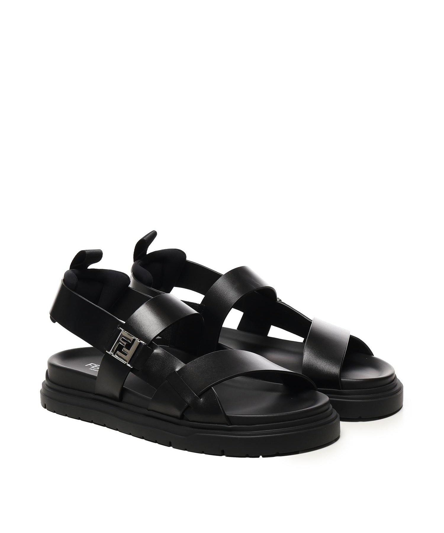 Sandali FF in pelle 7X1771 SN1F0ABB FENDI 