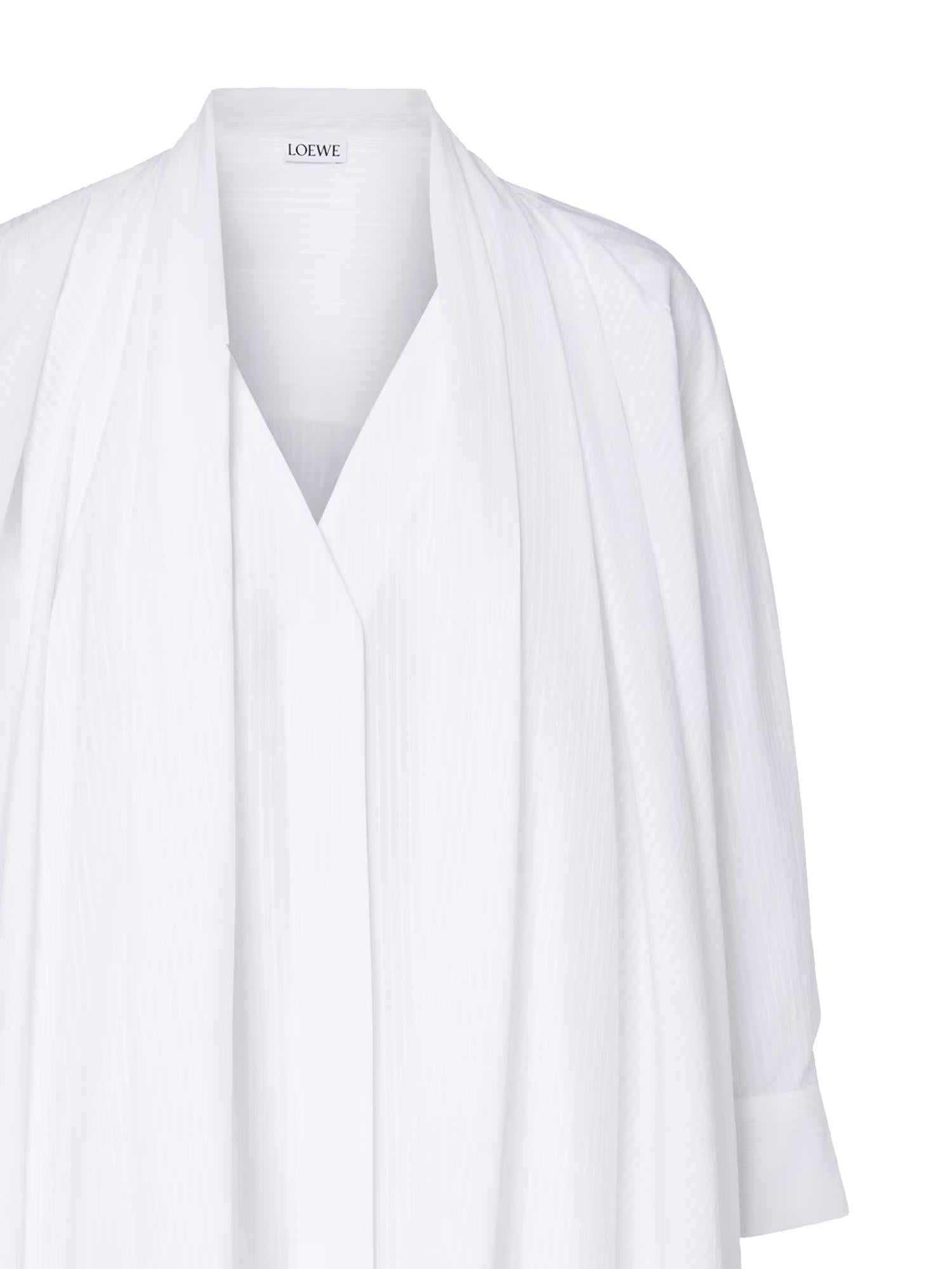 Abito drappeggiato in cotone S540Y09XTU 2100 LOEWE 