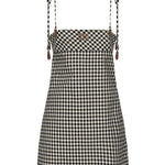 Mini abito a quadri MF5860 12OFF0964 MIU MIU 