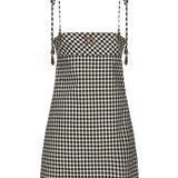Mini abito a quadri MF5860 12OFF0964 MIU MIU 