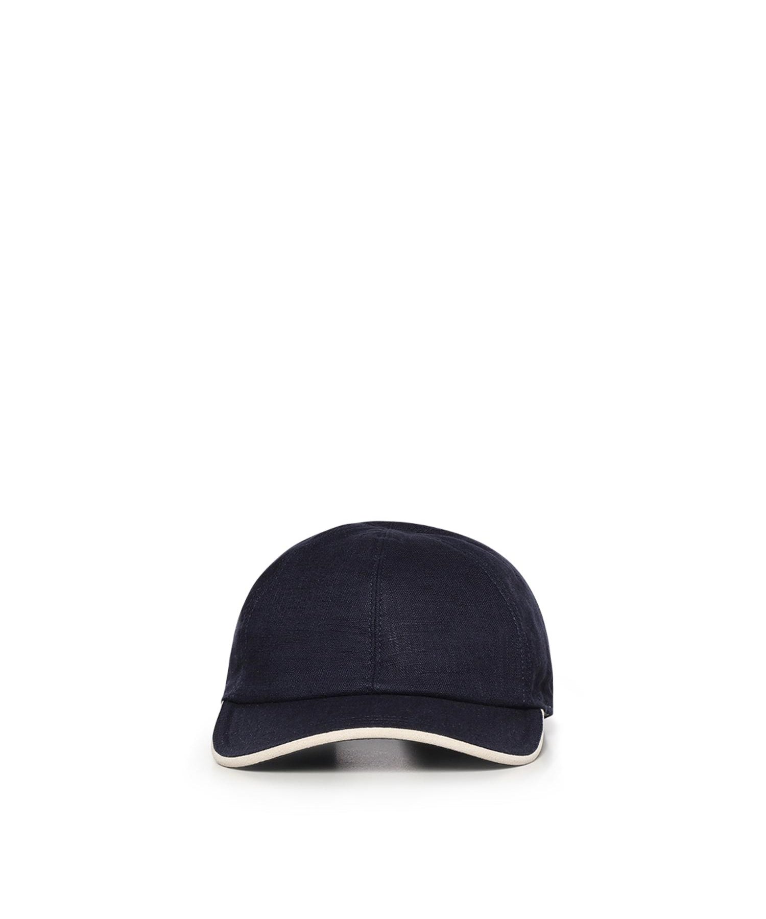 Cappello da baseball in lino e cotone M77CPLM25TES0M226 11-02 ELEVENTY 