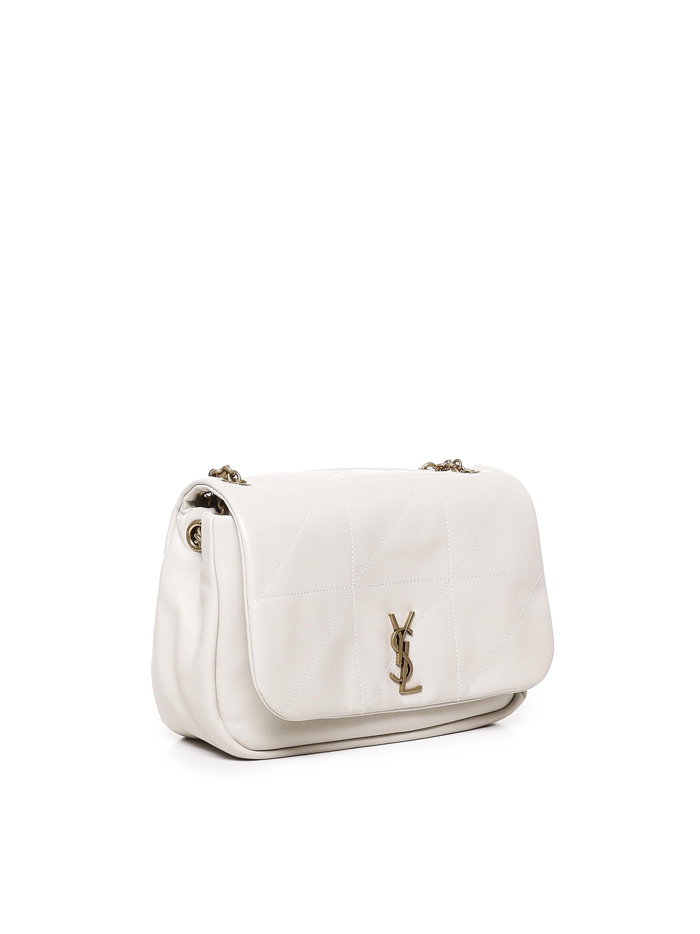 Borsa Jamie piccola in pelle d'agnello 763475 AAB329207 SAINT LAURENT 