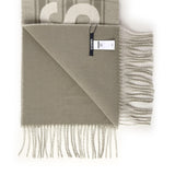 Sciarpa con frange e logo<BR/> ACU00435AOT4001 5BJ JACQUEMUS 