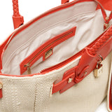 Borsa a spalla Rebecca 73BS8VY01 REBECCAOFF WHITE/CORALLO V° 73 