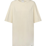 T-shirt in cotone con logo 126JTS237JS0233 0018 COURREGES 