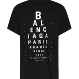 T-shirt Optical oversize 811688 TRVU69034 BALENCIAGA 