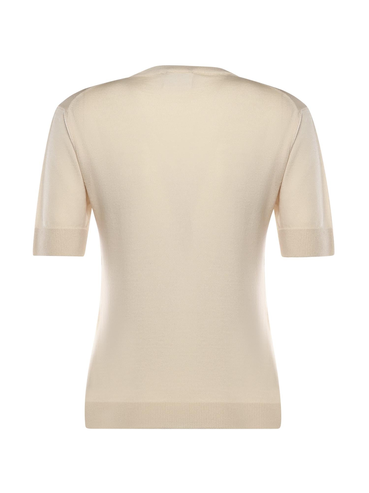 Top in lana con logo 126MT0478FI0071 1069 COURREGES 