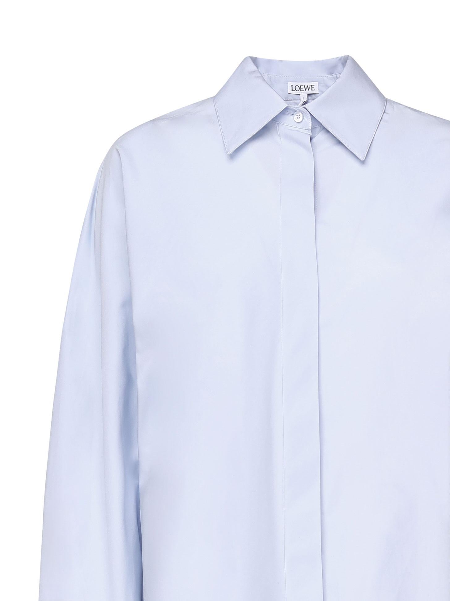 Camicia in popeline di cotone S540Y05XA1 6410 LOEWE 