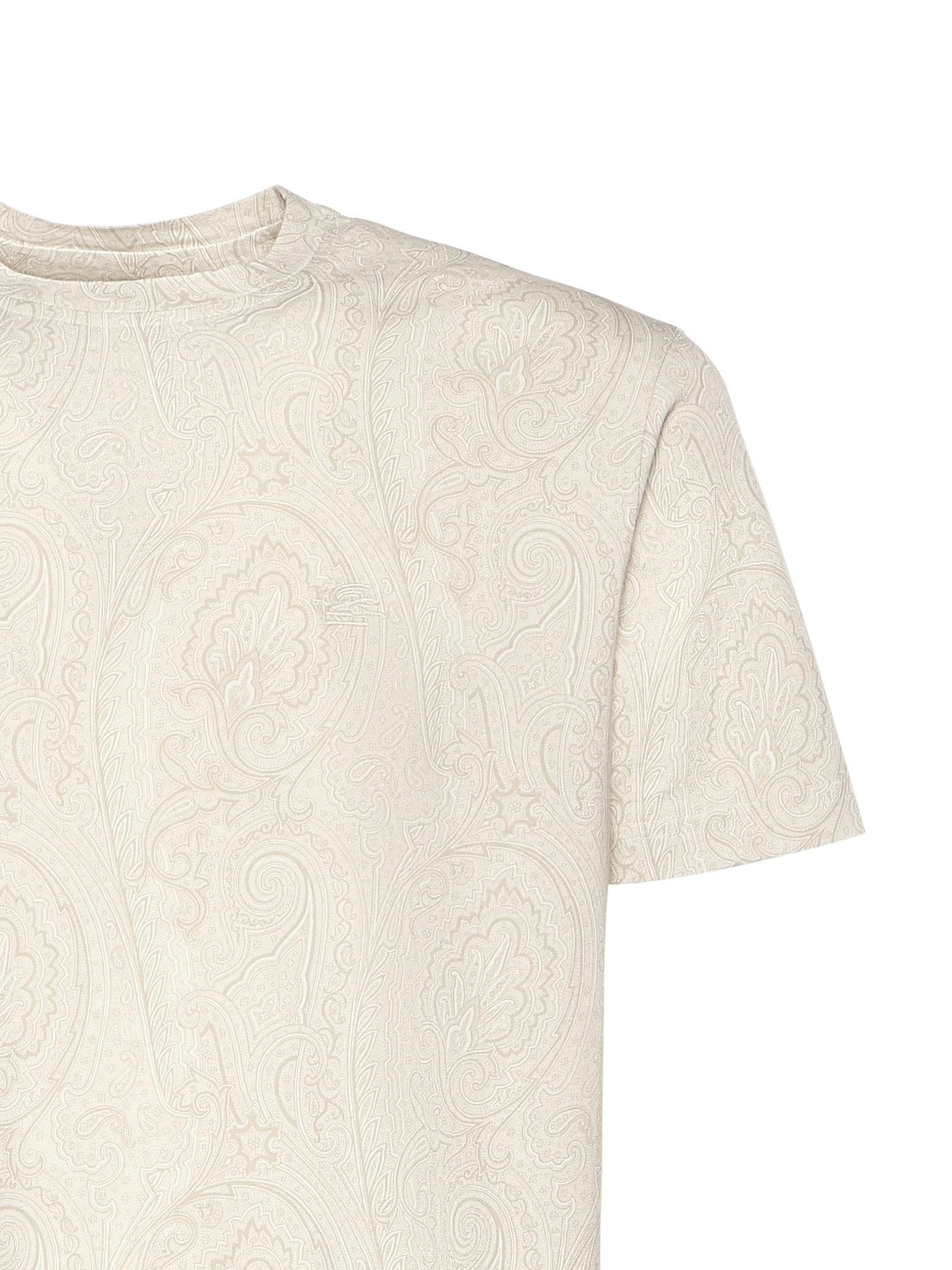 T-shirt in cotone con motivo Arnica MRMA0002 AKG31M0096 ETRO 